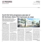 Le Progrès - Carré de Soie à l'horizon 2030